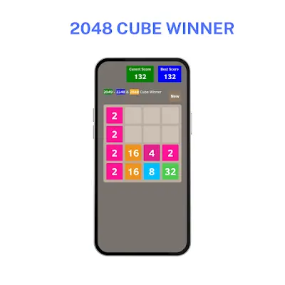 2048 Cube Winner screen 2
