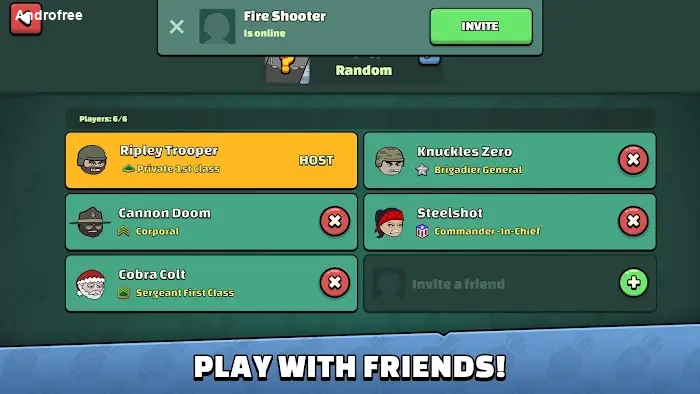 Mini Militia screen 1